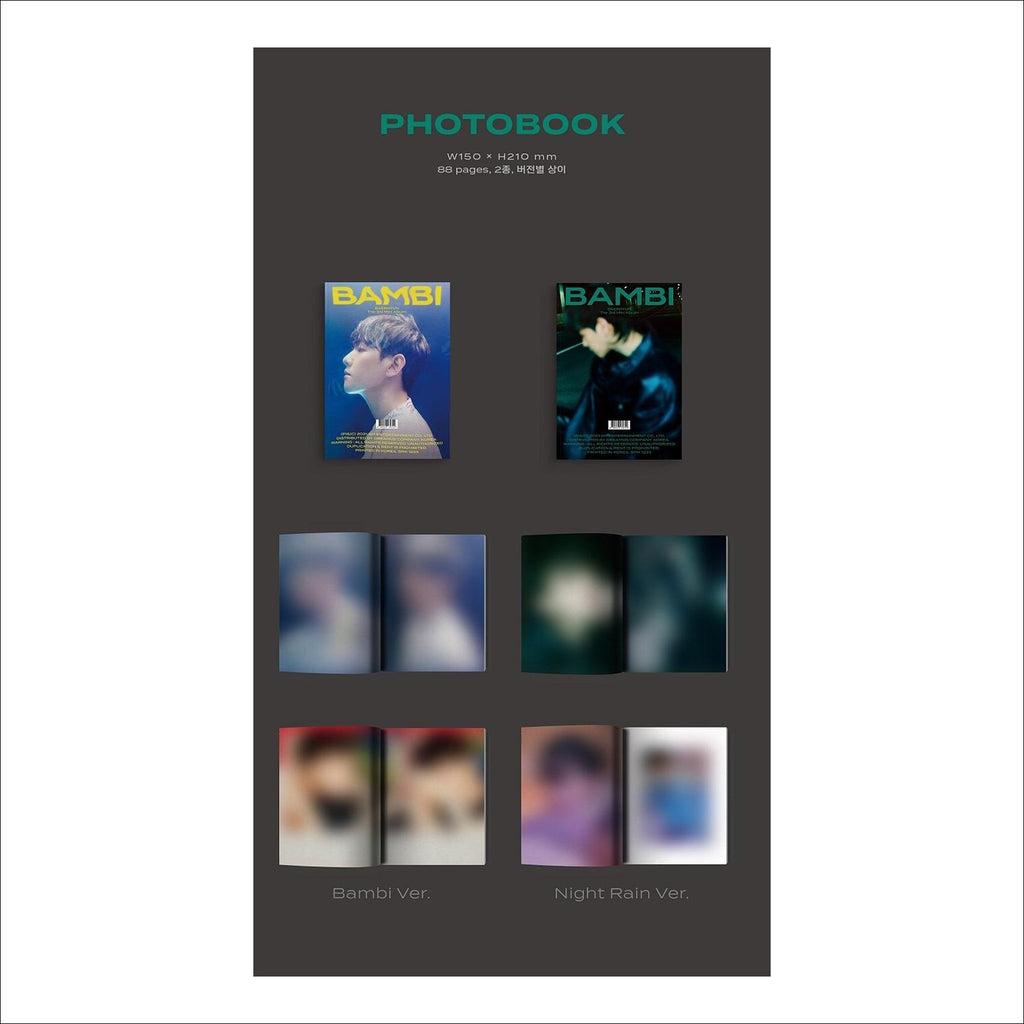 BAEKHYUN(EXO) - Bambi Photobook Ver. Album