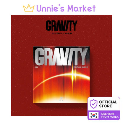 XIA (JYJ) 5th FULL ALBUM [GRAVITY] Orbit Ver. + Free Gift