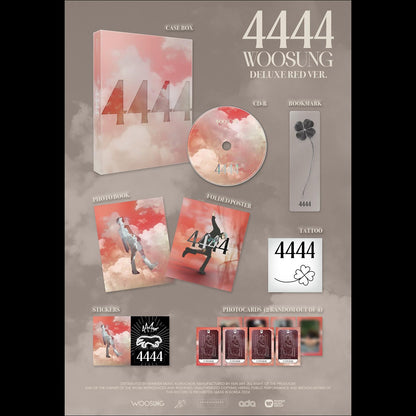 WOOSUNG - 4444 (Deluxe Red Ver., Deluxe Blue Ver.)