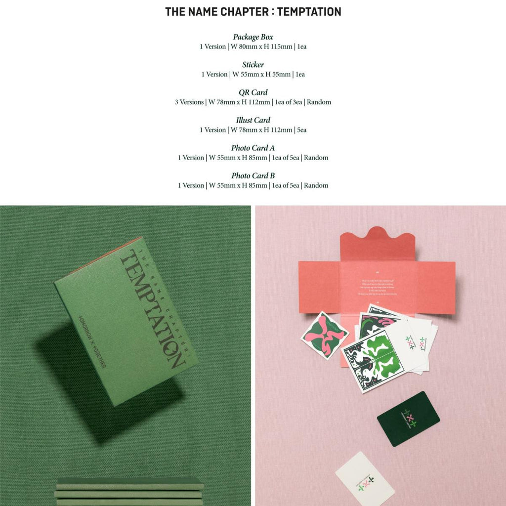 TXT - THE NAME CHAPTER : TEMPTATION Weverse Albums ver.