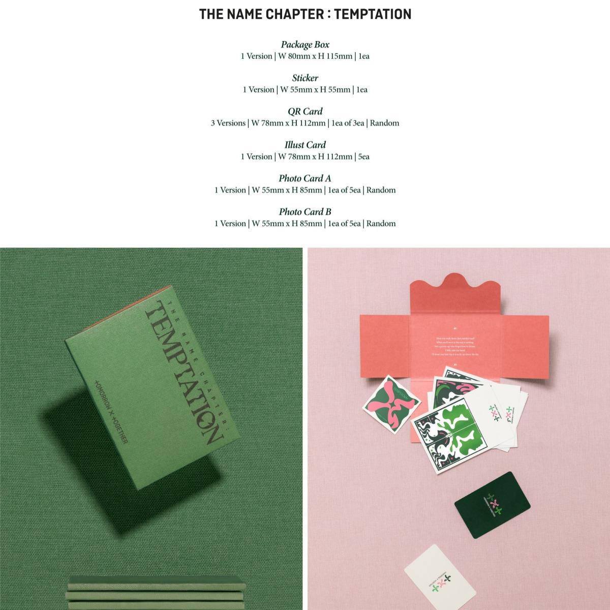 TXT - THE NAME CHAPTER : TEMPTATION Weverse Albums ver.