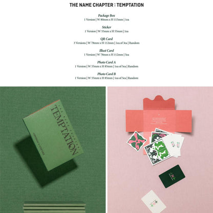 TXT - THE NAME CHAPTER : TEMPTATION Weverse Albums ver.