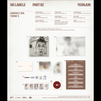 YEONJUN (TOMORROW X TOGETHER) [NO LABELS: PART 02] Compact Ver. + Free Gift