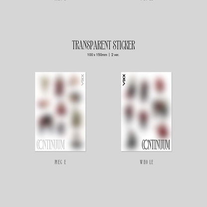 VIXX [CONTINUUM] (PIECE ver. / WHOLE ver.)
