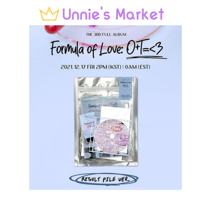 TWICE [ Formula of Love: O+T= 3 ] THE 3RD ALBUM (Result file ver.)