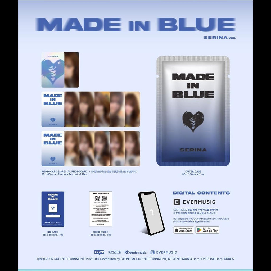 MADEIN S - MADE in BLUE QR Album