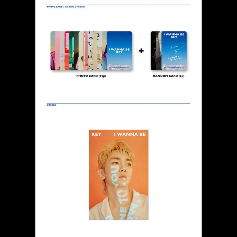 SHINee KEY [I WANNA BE KEY] Kit Album