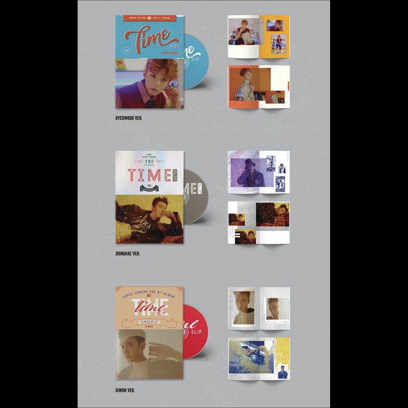 SUPER JUNIOR [TIME SLIP] 9th Album(Random)
