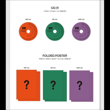 PARK JIHOON - MESSAGE 1st Album