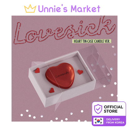 [Pre-order] CHAERYEONG (ITZY) [Lovesick] Heart Tin-case Candle Ver. Official Sealed K-pop + Free Gift
