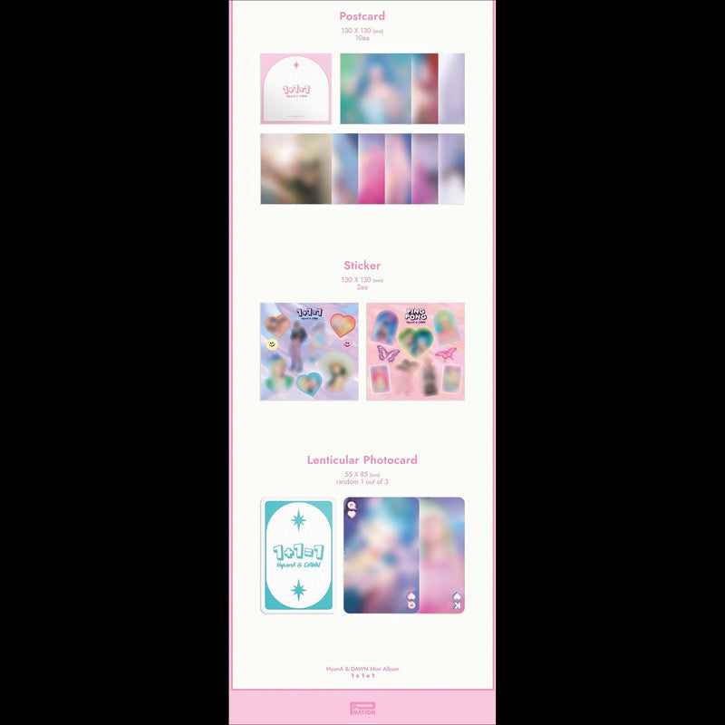 HYUNA & DAWN Album [1+1=1]