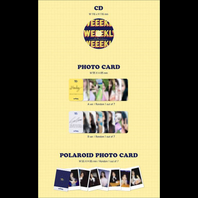 WEEEKLY 1st Mini Album [WE ARE]