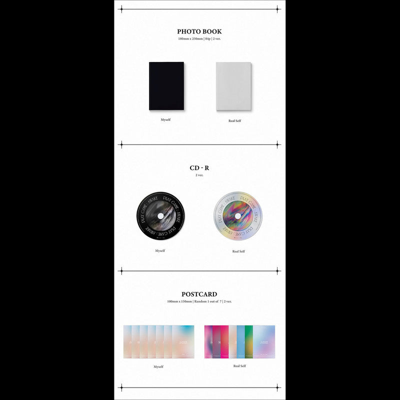 Weeekly [Play Game : AWAKE] 1st Single Album(Myself ver. / Real Self ver.)