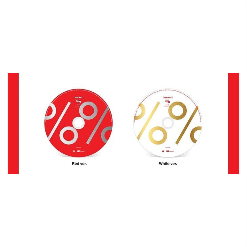 Apink - PERCENT (White / Red Ver.) / 8th Mini Album