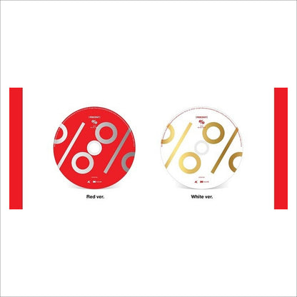 Apink - PERCENT (White / Red Ver.) / 8th Mini Album