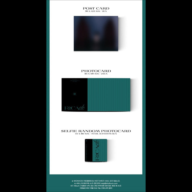WONHO [FACADE] 3rd Mini Kit Album
