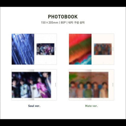 Day6 5th Mini Album The Book of Us Gravity (Soul ver / Mate ver)