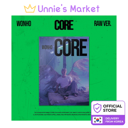 WONHO [CORE] Raw ver. EP Album + Free Gift