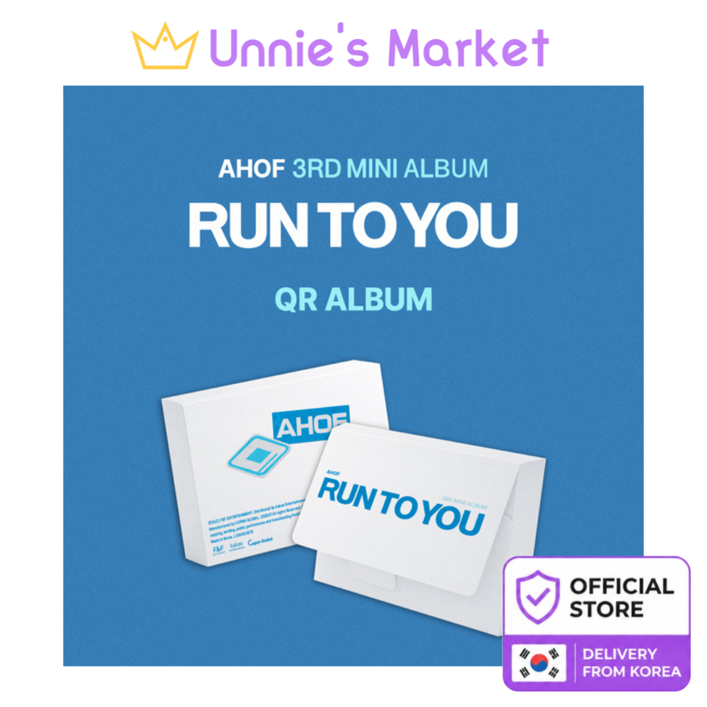 AHOF [RUN TO YOU] QR Album Ver. / 3rd Mini Album + Free Gift