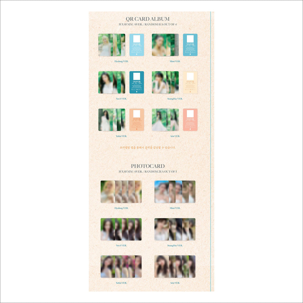 OH MY GIRL - Golden Hourglass POCA Ver. Album + Free  Gift