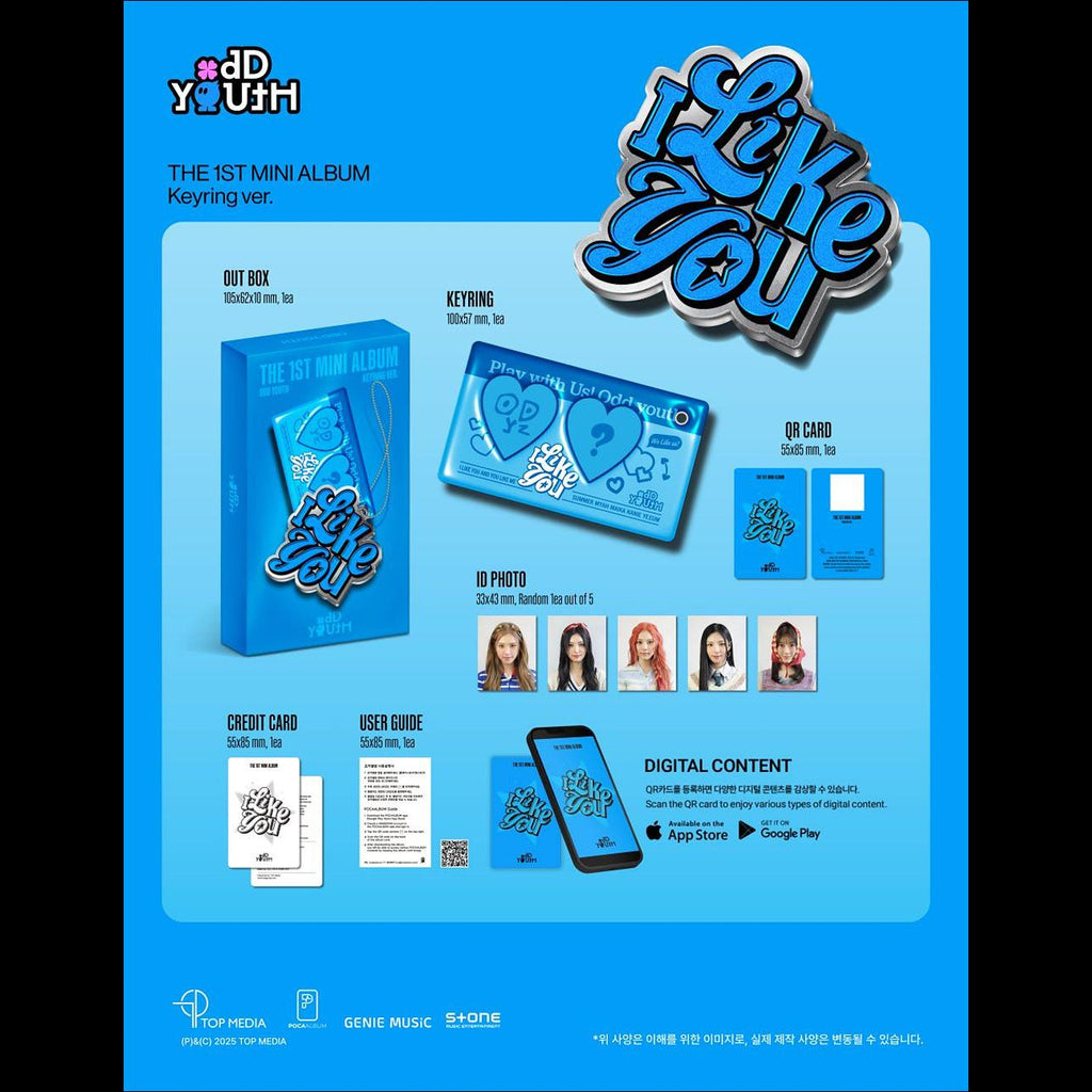 ODD YOUTH - I LIKE YOU Keyring ver. / THE 1ST MINI ALBUM