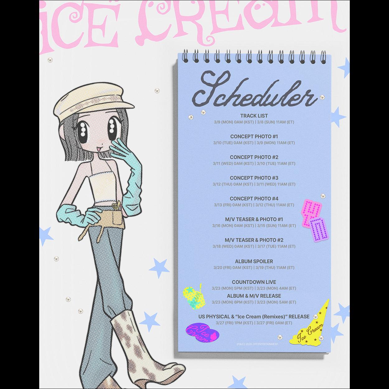 YUNA (ITZY) [Ice Cream] Photobook Ver. (A/B Ver.) + Free Gift
