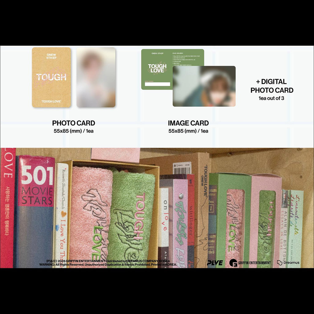 [SET] ONEW (SHINee) TOUGH LOVE (TOWEL BOOK Ver.) + Free Gift