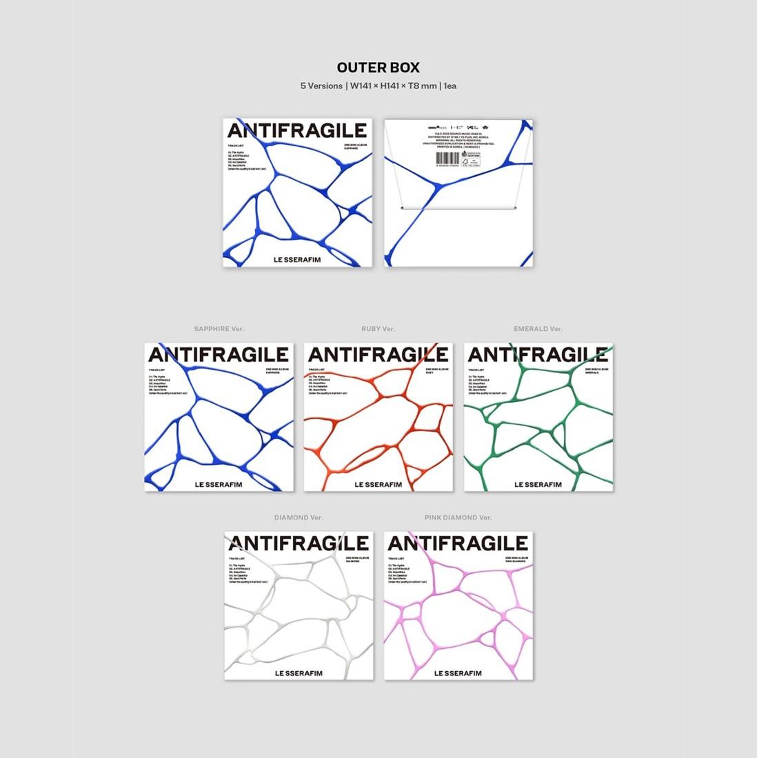 LE SSERAFIM - ANTIFRAGILE Compact Ver.