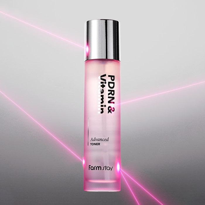 [Farmstay] PDRN & Vitamin Advanced Toner (120ml) | Hydrating & Brightening Facial Toner, K-Beauty