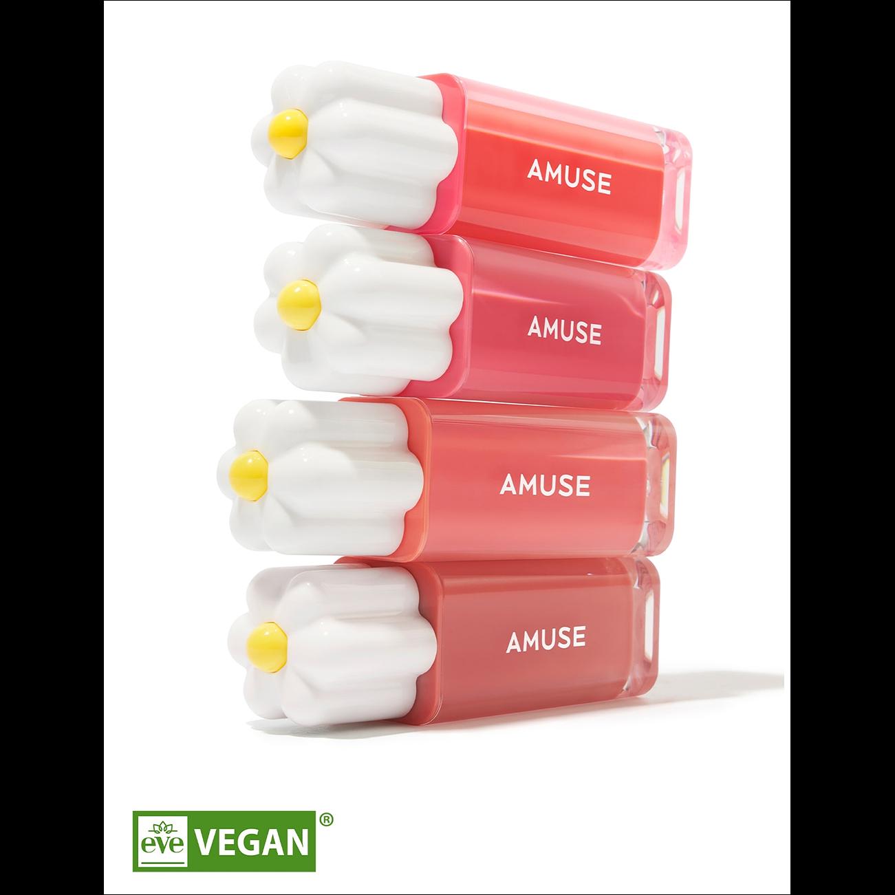 (Jang Wonyoung Pick) AMUSE Dew Tint Long Lasting Water Vegan Lip Tint (1EA/12 Types)