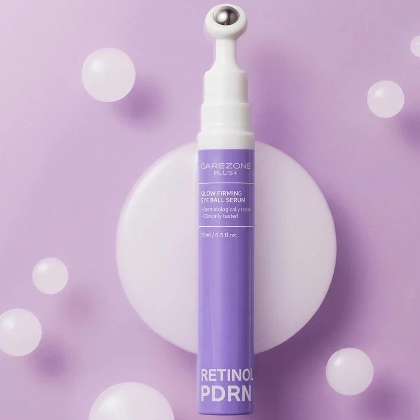 [CAREZONE PLUS] Radiance Elasticity Eye Ball Serum - Cooling Massage Applicator with LG H&H Derma Formula, 15ml | Olive's K-beauty