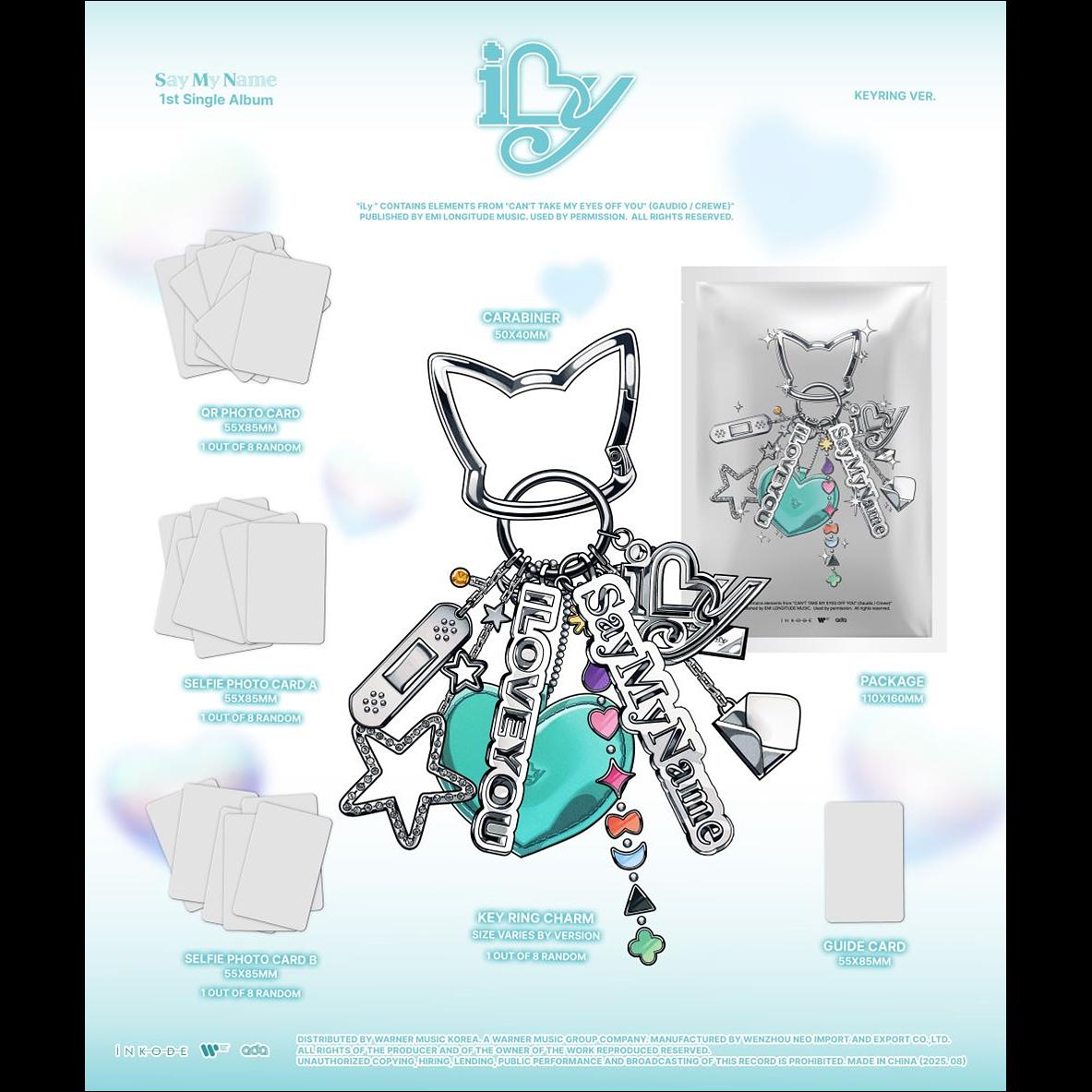 SAY MY NAME - iLy (KEY RING VER.)