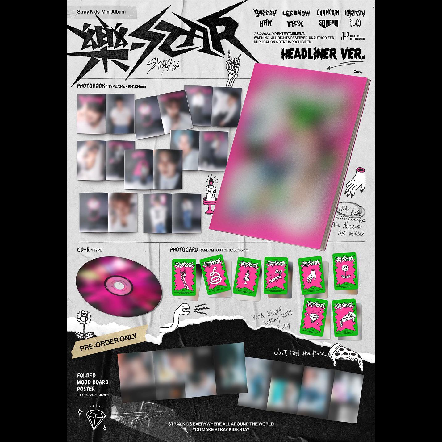 STRAY KIDS - ROCK STAR (HEADLINER Ver.)