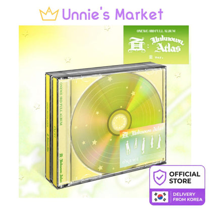 [Pre-order] ONEWE [Unknown Atlas] 3rd Full Album (Myeon(Face) ver.) + Free Gift