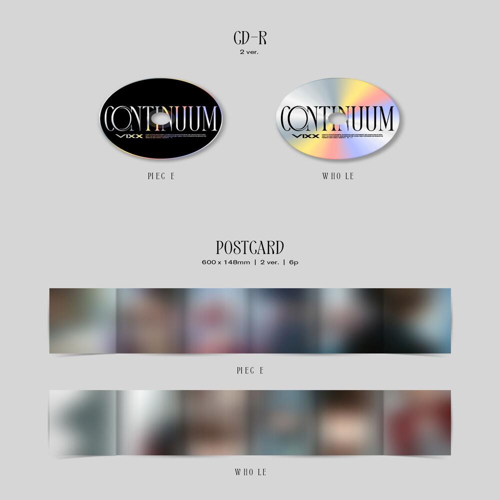 VIXX [CONTINUUM] (PIECE ver. / WHOLE ver.)