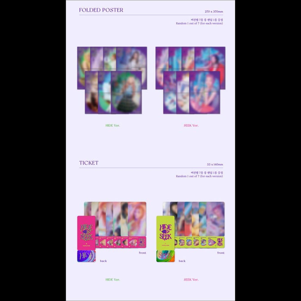 PURPLE KISS [HIDE & SEEK] 2nd Mini Album