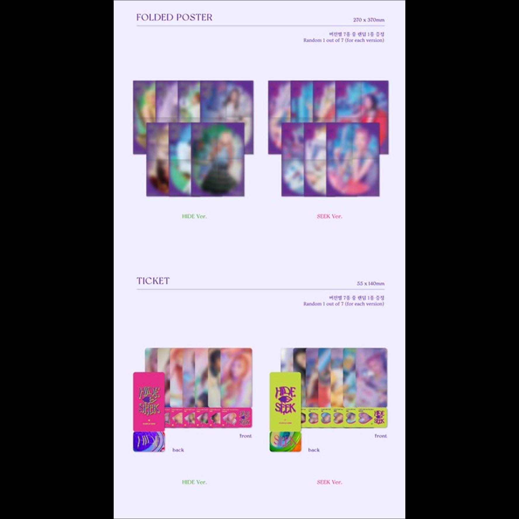 PURPLE KISS [HIDE & SEEK] 2nd Mini Album