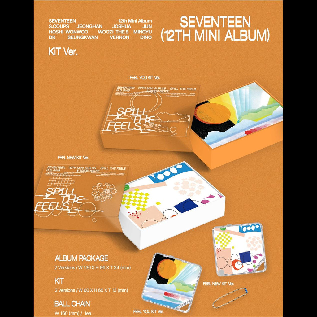 SEVENTEEN - Spill The Feels 12th Mini Album KiT ver.