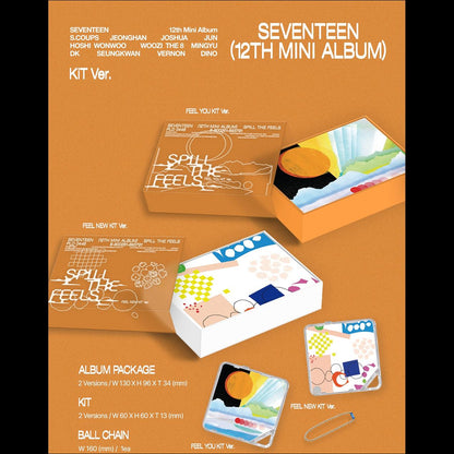 SEVENTEEN - Spill The Feels 12th Mini Album KiT ver.