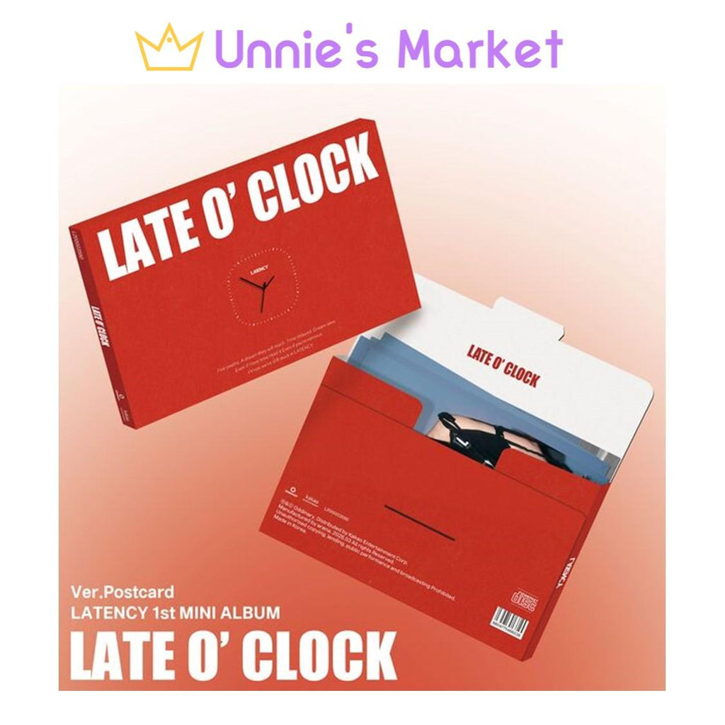 LATENCY [LATE O’ CLOCK] 1st MiNi ALBUM (Postcard Ver.) + Free Gift