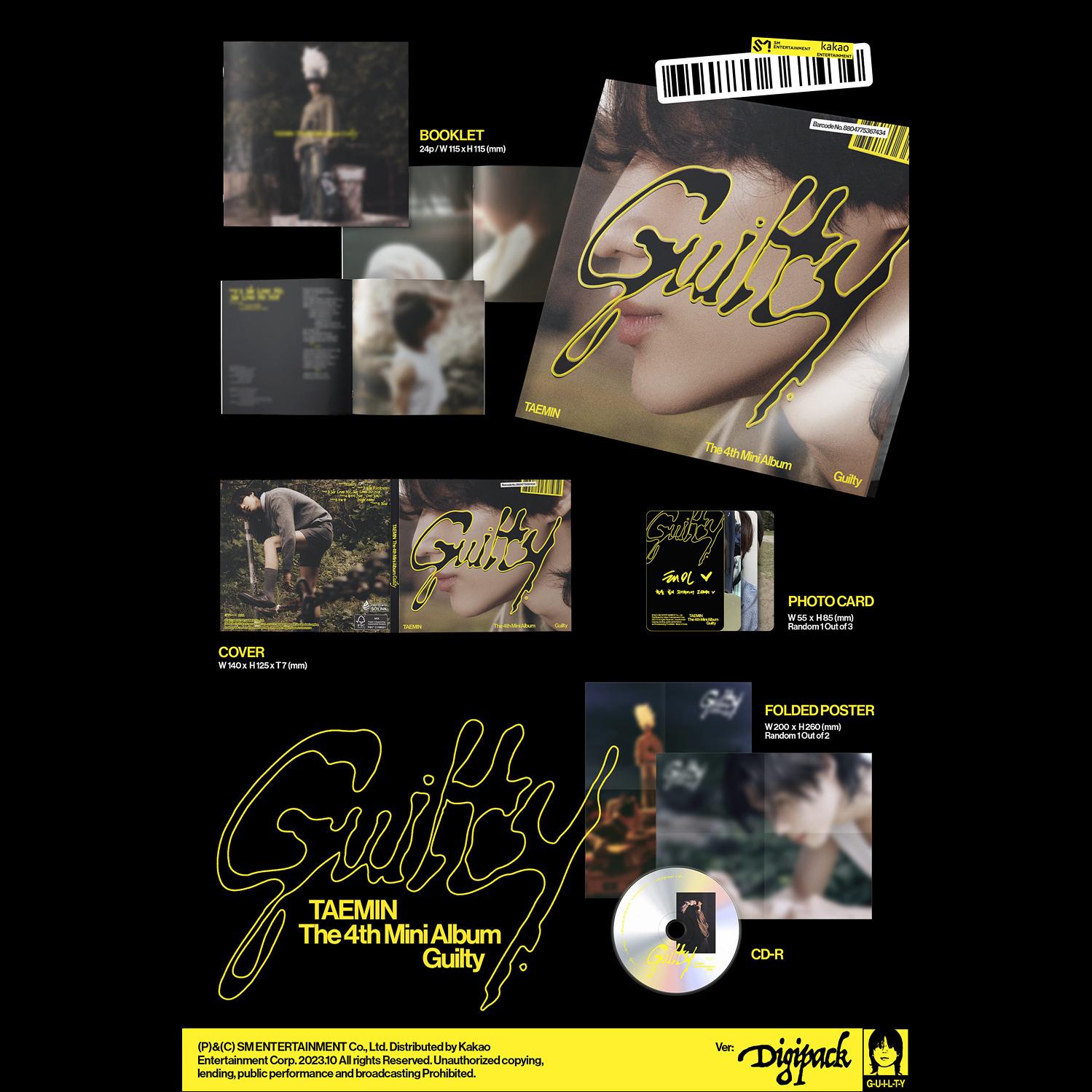 [Digipack Ver.] TAEMIN(SHINEE) Guilty