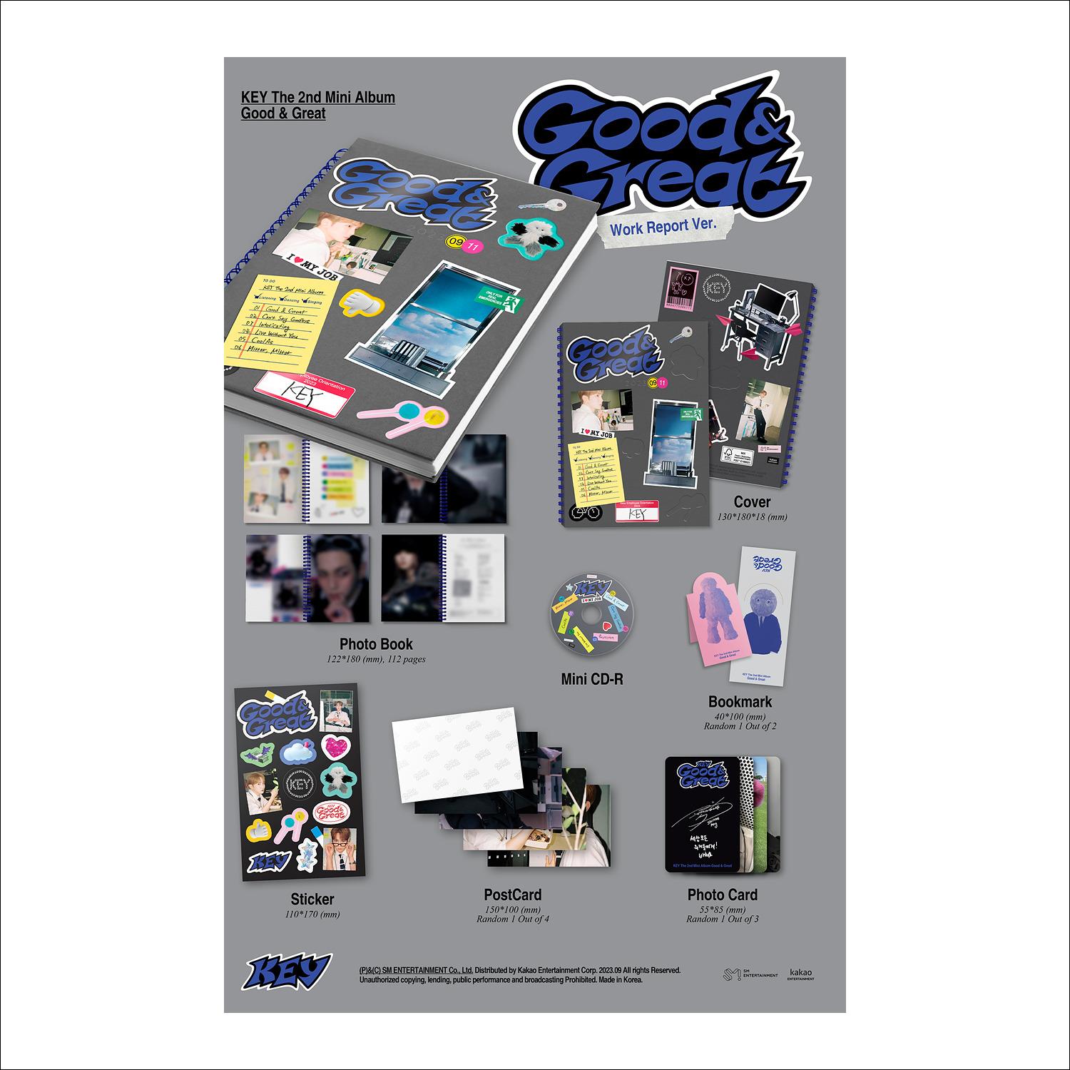 KEY(SHINEE) Good & Great Work Report(Photobook) Ver.