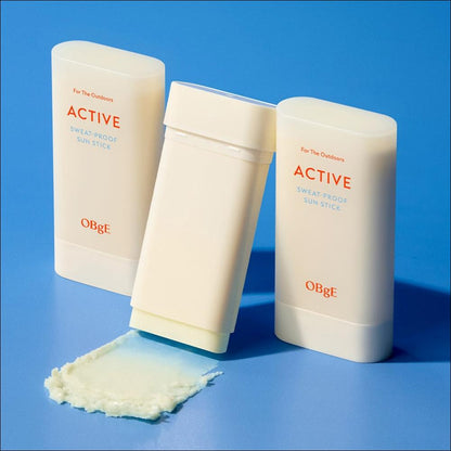 [OBGE] Active Sweat Proof Sun Stick SPF 50+ PA++++ - Long-Lasting Outdoor Protection, 18.5g | Olive's K-beauty
