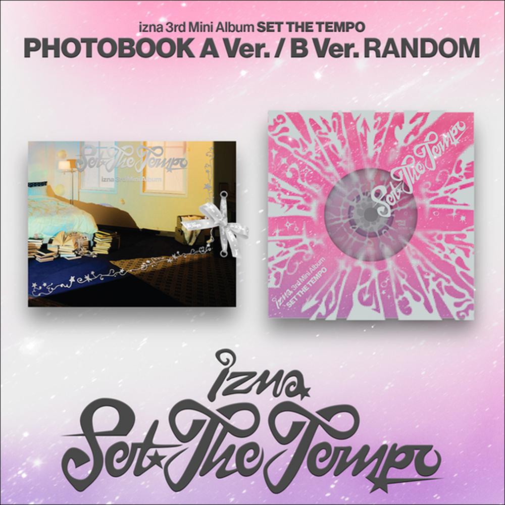 [Pre-order] izna [SET THE TEMPO] PHOTOBOOK A Ver. / PHOTOBOOK B Ver. + Free Gift