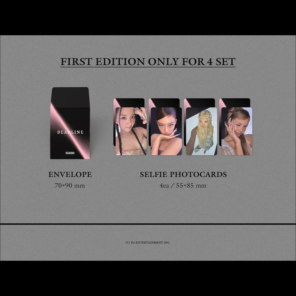 BLACKPINK [DEADLINE] SILVER Ver. / 3rd MINI ALBUM + Free Gift