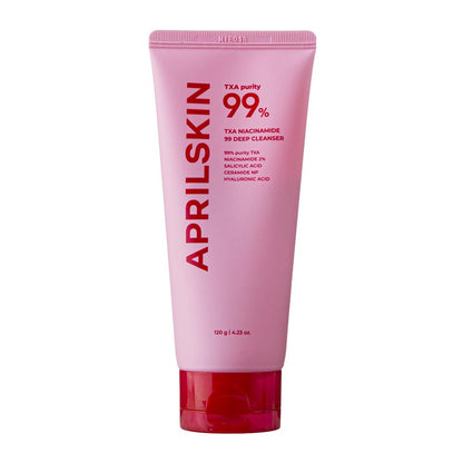 [Aprilskin] TXA Niacinamide 99 Deep Cleanser 120g | Brightening Foam Cleanser for Clear & Even Skin Tone
