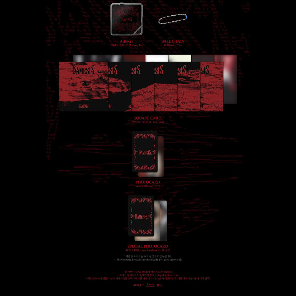 BamBam (GOT7) - BAMESIS KiT ver. / 3rd Mini Album