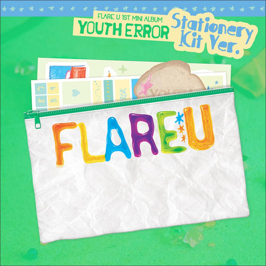FLARE U [YOUTH ERROR] 1st Mini Album (Stationery Kit Ver.) + Free Gift