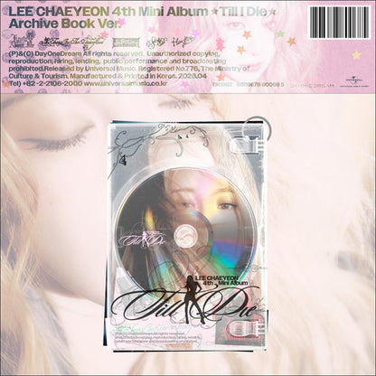 LEE CHAEYEON [Till I Die] Archive Book Ver. / 4th Mini Album + Free Gift