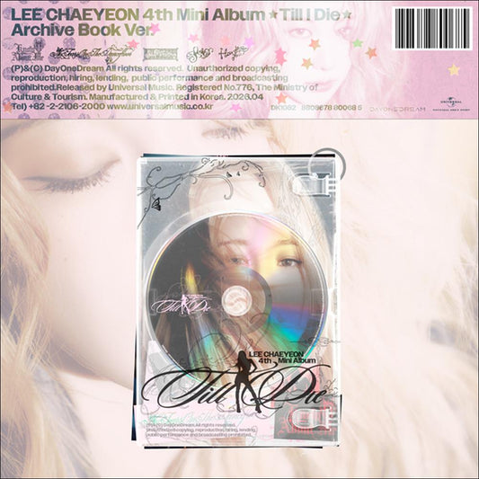 LEE CHAEYEON [Till I Die] Archive Book Ver. / 4th Mini Album + Free Gift